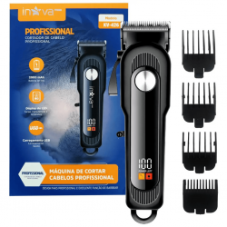 Máquina De Cortar Cabelo Para Barba Aparador Profissional Sem Fio Portátil