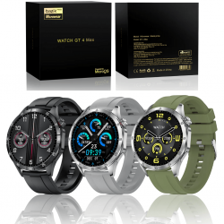 Smartwatch Bazik Prime GT4 Max – 46mm, Tela AMOLED, Bluetooth, GPS, NFC