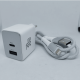 Carregador Turbo Basike Ba CAR071 I6 – USB-C + USB-A, 30W, PD 3.0, Quick Charge QC3.0