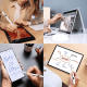 CANETA STYLUS PONTA SUPERFINA INOVA COM DISPLAY DE CARGA