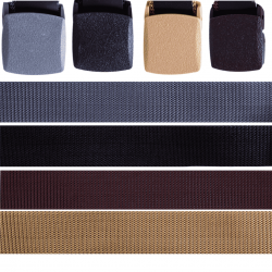 Cinto Masculino de Lona com Fivela de PVC Plastico CORES SORTIDAS - DK-0003