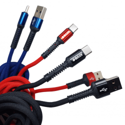 Cabo Carregador De Celular (USB-Tipo-C) - 3.4A - 2M - KV-029 - KIVEE