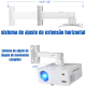 SUPORTE PROJETOR DATASHOW TETO PAREDE