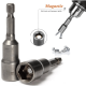 Conjunto Jogo de Bits Soquete Canhão Parafusadeira 6 A 13mm