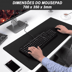 Mouse Pad Gamer Grande MBTECH Diversos Modelos 70x35x3MM
