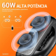 Caixa de Som Bluetooth Portátil Basike Ba RAD 018 - 60W, RGB, TWS, EQ, Bass Boost, IPX5