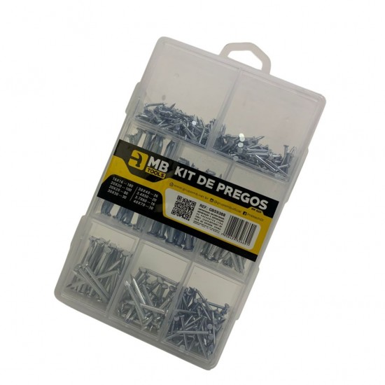 KIT DE PREGOS COM CAIXA ORGANIZADORA GB59388