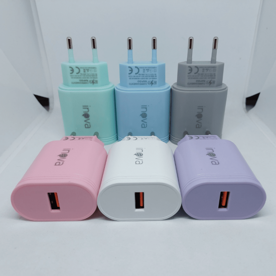 Carregador Inova Rápido 20w 3.0 TIPO-C Usb Car-5238C MKL Original