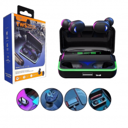 FONE DE OUVIDO BLUETOOTH COM VISOR INDICADOR  DE BATERIA, WIRELESS E REDUÇÃO DE RUÍDO - INOVA