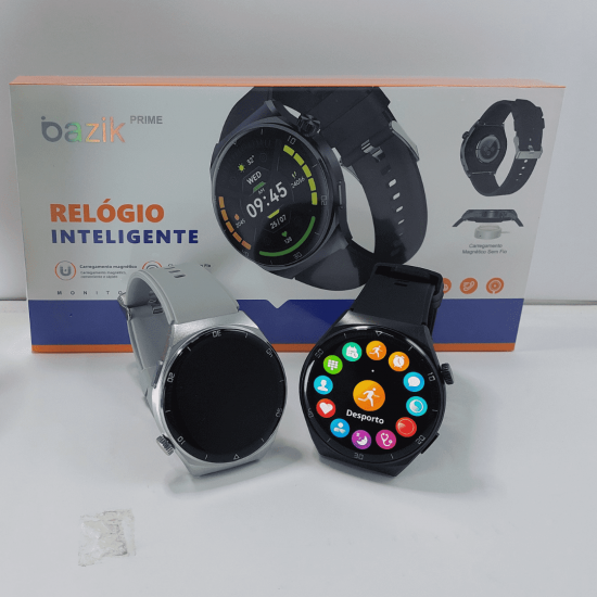 Relógio smartwatch redondo masculino W34 PRO MAX IP67 NFC Esportes fazer e receber chamadas