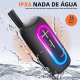 Caixa de Som Bluetooth Portátil Basike Ba RAD 020 - 20W, RGB, TWS, IPX6, Deep Bass
