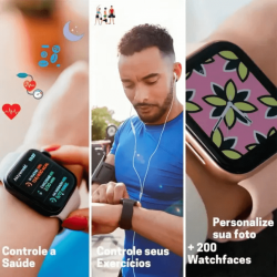 Relógio Smartwatch Masculino E Feminino Gs8 Ultra Nfc Series 8 Bazik Prime 49mm