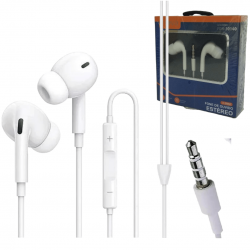 Fone de ouvido Inova Branco P2 3.5mm Para Celular Alta Qualidade De Som intra auricular - fon30140
