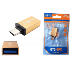 Adaptador Conector Tipo C para USB OTG Conversor Macho USB-C Adaptador de Sincronização-de Dados