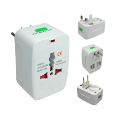 Adaptador Tomada Universal Internacional Viagem + 150 Países