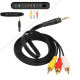 Cabo Av P3 X 3Rca Universal Serve P/ Tv box Para Tv Tubo (tv Antiga)