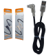 Cabo carregador De Celular Angular Rotativo iOS iPhone (USB-Lightning) 1Metro 12W - Ba-CBO098 - Basike