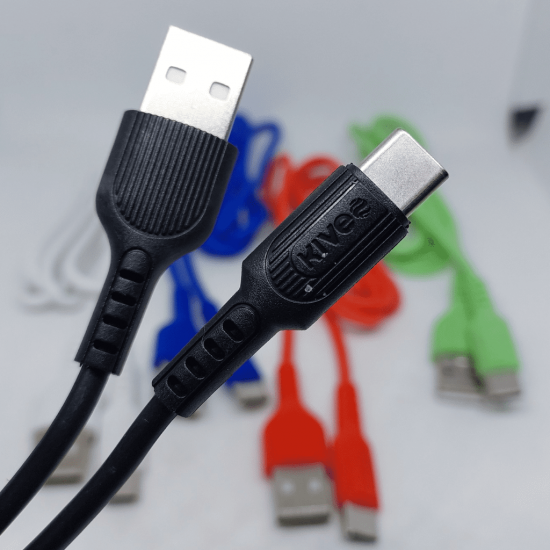 Cabo Carregador De Celular (USB-Tipo-C) - 3.1A - 1M - KV-089 - KIVEE