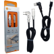 Cabo Carregador Turbo De Celular Angular Rotativo (USB-C - Tipo-C) 65W - 1Metro - Ba-CBO101 - Basike