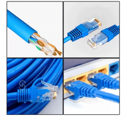 Cabo de Rede LAN Ethernet RJ45 3, 5, 10 e 15 Metros crimpado