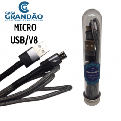 Cabo marca INOVA PRIME V8 Micro USB 3.4A 1 Metro TUBINHO