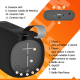 Caixa de Som Bluetooth Portátil Basike Ba RAD 016 - 80W, RGB, TWS, IPX6