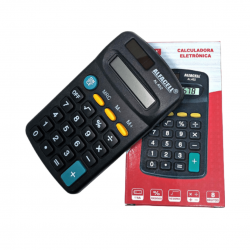 Calculadora Eletrônica Digital Com 8 Dígitos Preto