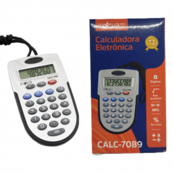 Calculadora Eletrônica Digital de bolso Com 8 Dígitos CALC-7089