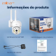 Câmera De Segurança Hd Vigilância Visão Noturna Ip66 INOVA