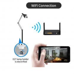 Câmera de segurança IP Wi-Fi Speed Dome Full Color Night Vision Câmera Inteligente 360º