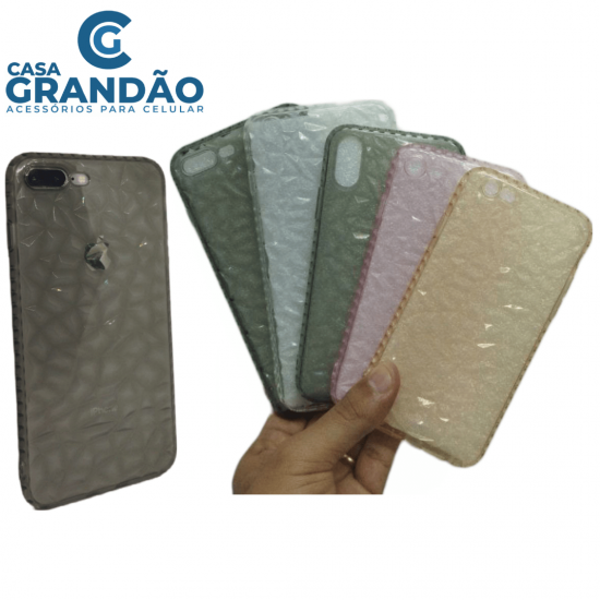 Capa 3D de TPU para iPhone 6/6s, 7/8G, 6p/6sPlus,  x/xs e 7/8plus
