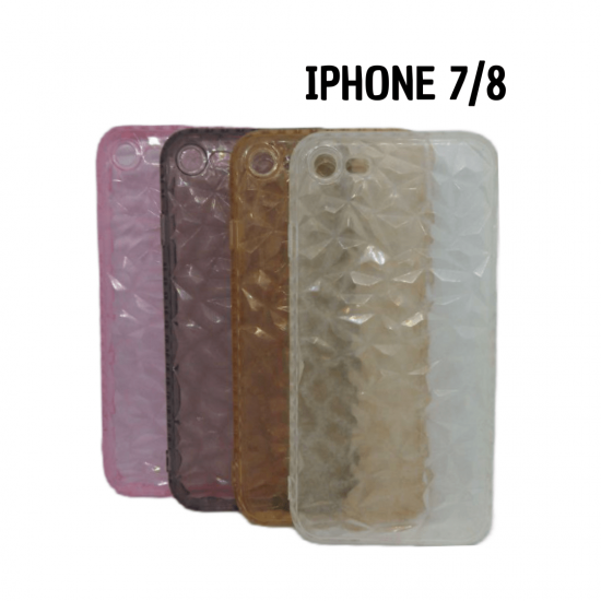 Capa 3D de TPU para iPhone 6/6s, 7/8G, 6p/6sPlus,  x/xs e 7/8plus