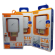 Carregador 5.1A 3 Portas USB C/ Cabo Lightning, v8 e/ou tipo-c - INOVA CAR-3248