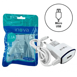 Carregador Inova V8 2.1a Car-8112 + 1usb