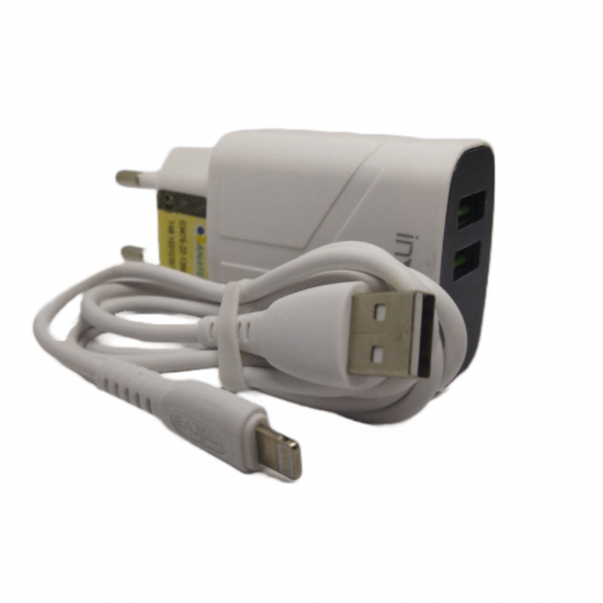 Carregador de celular turbo iphone  4.8a  2 usb lightning