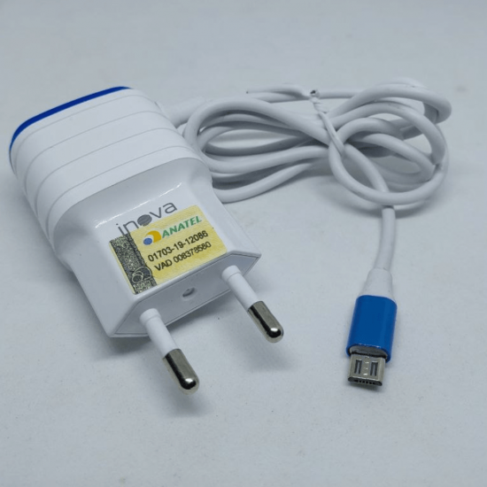 Carregador para celular V8 2.1a com 1 saídas USB CAR-5012 Inova
