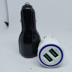 Carregador Veicular Inova Turbo, Com 2 USB, Cabo V8.