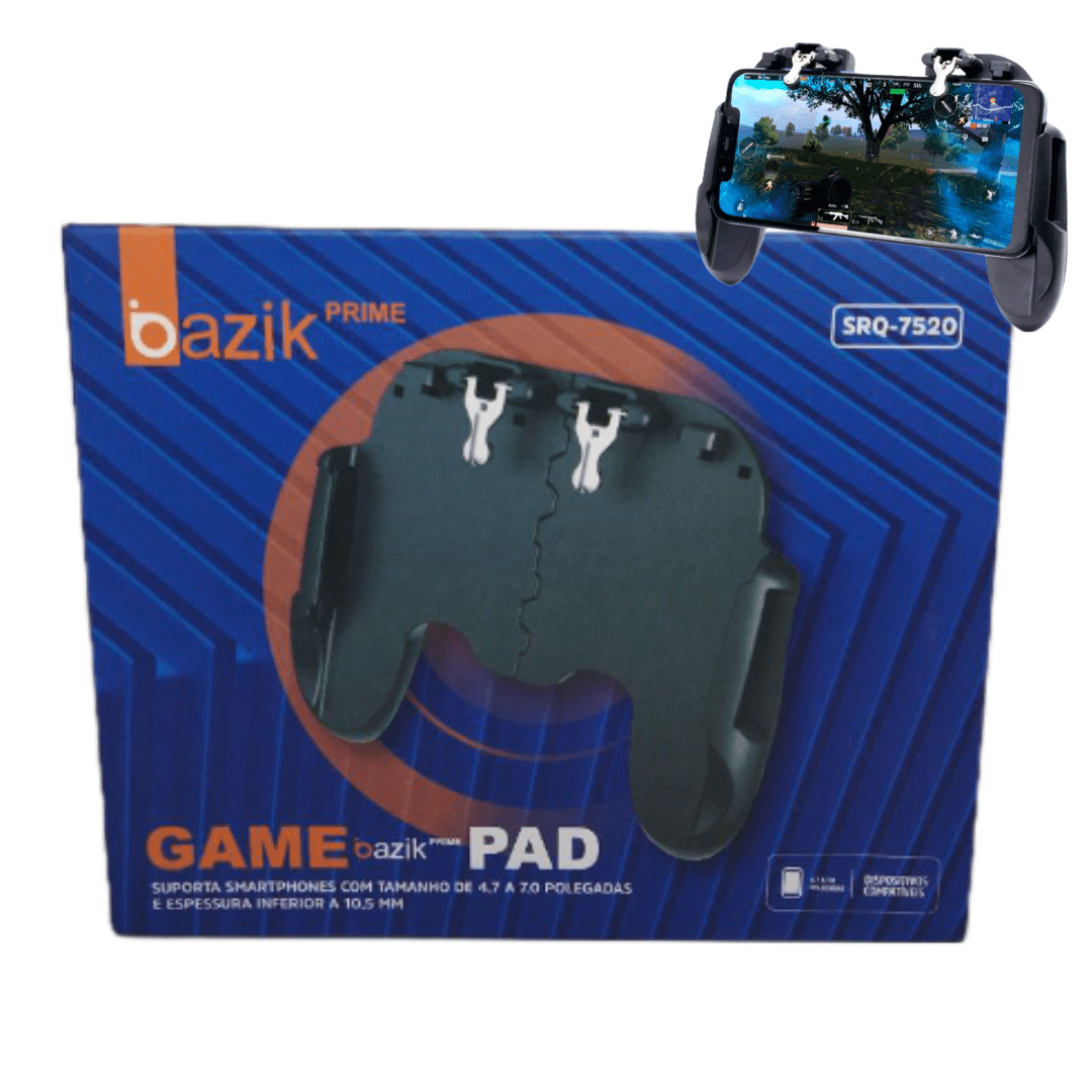 Joystick Gamepad + Gatilho L1 R1 Controle Jogar Celular Free Fire em  Promoção na Americanas