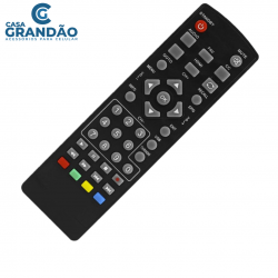 Controle Remoto compatível com Conversor Digital Multilaser RE207 vc-a8209