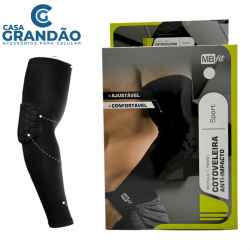 Cotoveleiras com protetor de braço de compressão cinta de manga de fitness