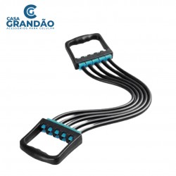 Elástico Expansor Com 5 Vias Para Treinos Físicos Expander Expansor LR87154