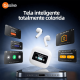 Fone de Ouvido Auricular Ba FON 6697 - Bluetooth 5.4, Tela LCD