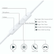 Fone de ouvido Branco P2 3.5mm Para Celular Alta Qualidade De Som inova - kv-10025