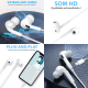 Fone de Ouvido Espuma Com Fio iPhone Inova