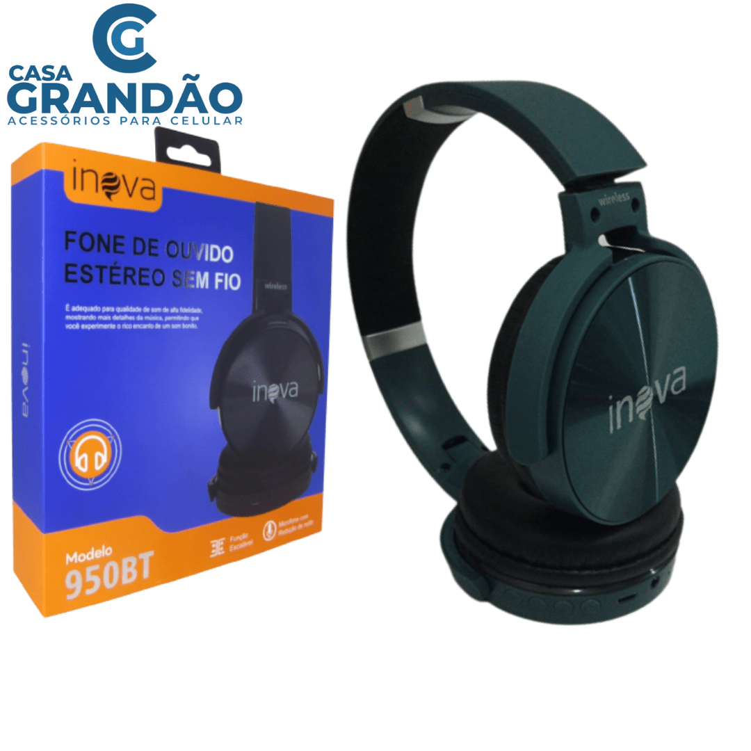 Fone de Ouido Headset Sem Fio Bluetooth Celular Pc Notebook tablet