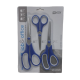 Kit 3 Tesouras Inox para uso domestico