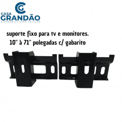 Kit com 10 Suportes para tv televisão parede e painel 10 a 71 pol universal