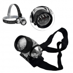Lanterna De Cabeça Com 7 Leds A Pilha LAN-7488