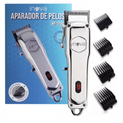 Máquina Cortador de Cabelo Barbeador Sem Fio Profissional Maquininha Bivolt Inova