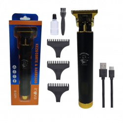 Máquina De Cortar Cabelo Para Barba Masculina Designer Aleatório Elétrico Profissional INOVA